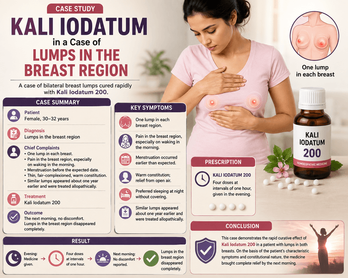 Kali Iodatum in a Case of Lumps in the Breast Region